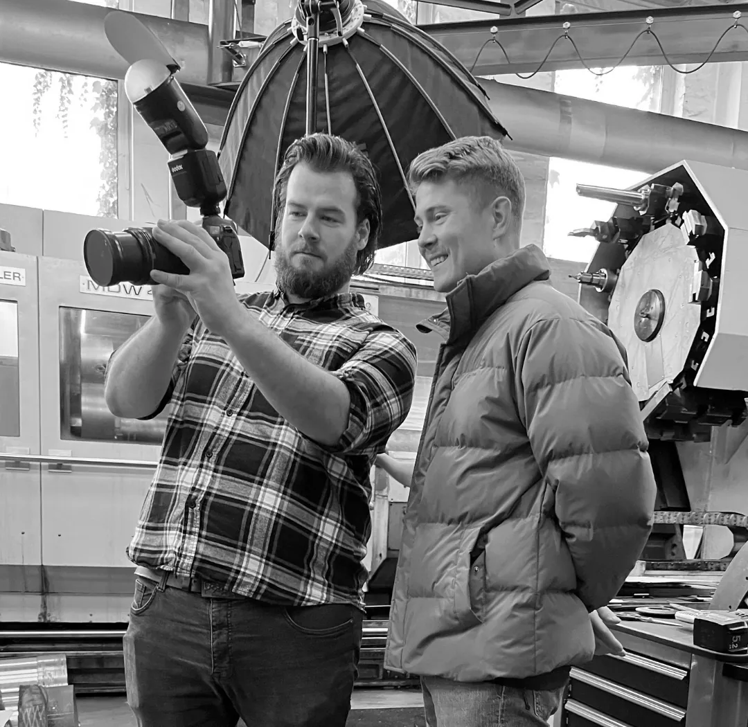 GOA beim Content-Shooting in der Produktion